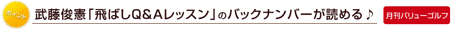 武藤俊憲「飛ばしＱ＆Ａレッスン」のバックナンバーが読める♪